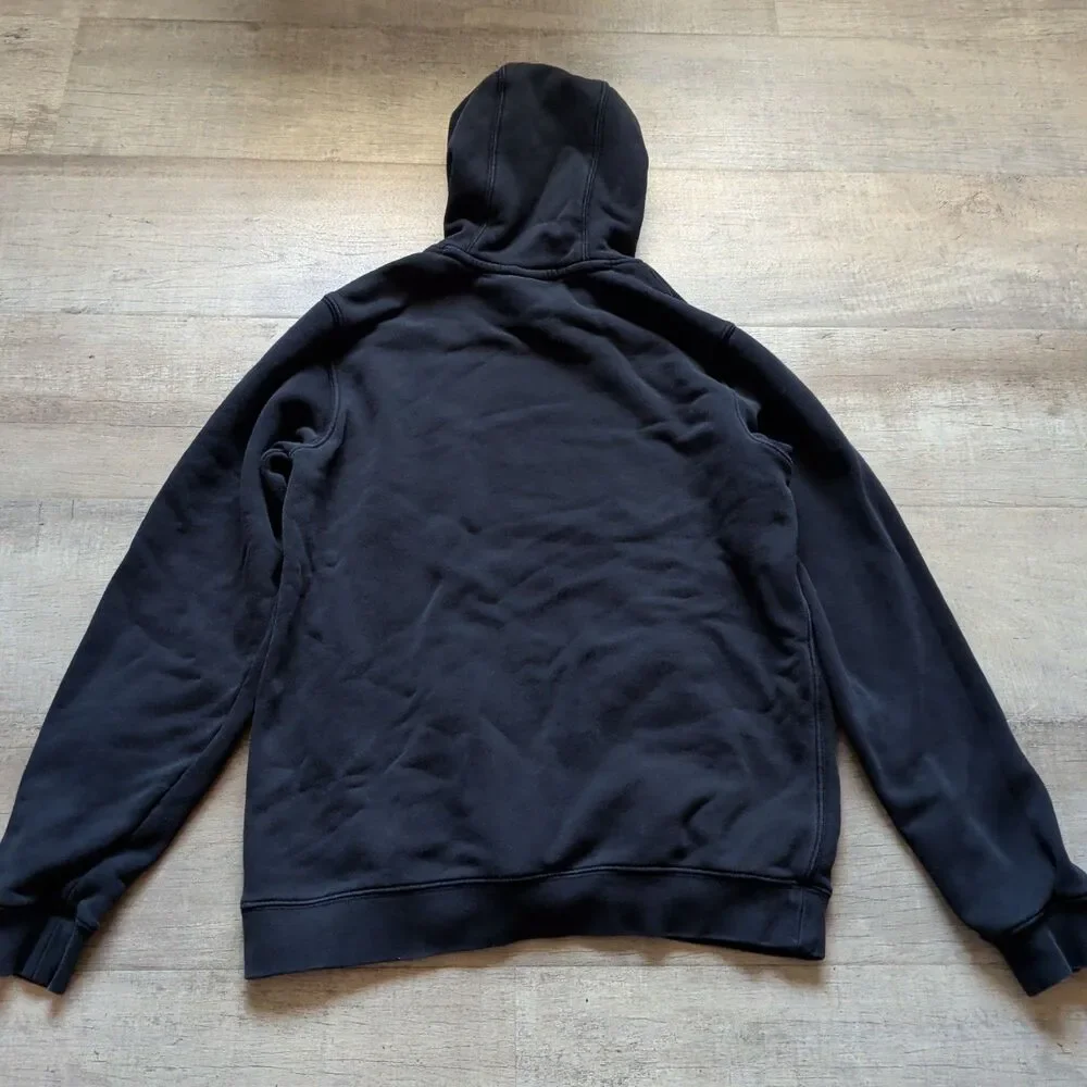 VTG Nike Los Angeles Clippers Hoodie Sweater Mens Small Black Pullover NBA USA